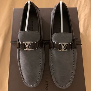 Louis Vuitton Hockenheim Loafers - Gray